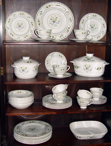 Appraisal: PIECE ROYAL DOULTON PROVENCAL CHINA SERVICE pieces include dinner plates