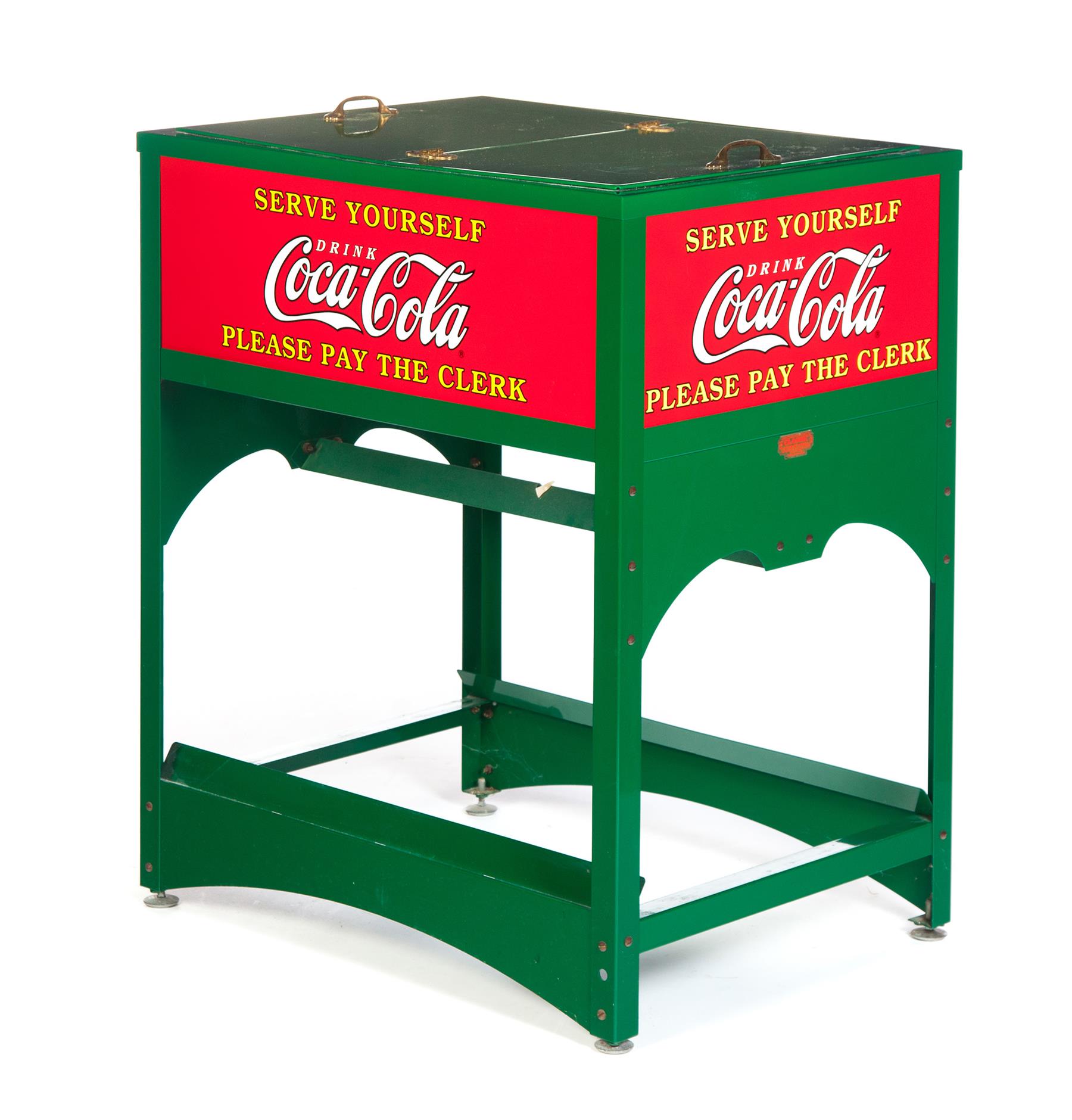 Appraisal: REPRODUCTION COCA-COLA ICE CHEST American late th- st century Ice