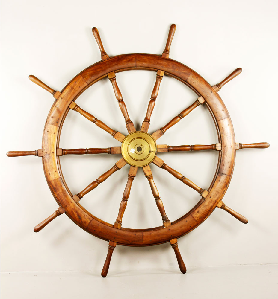 Appraisal: A - Ship's Wheel Ship's wheel dia