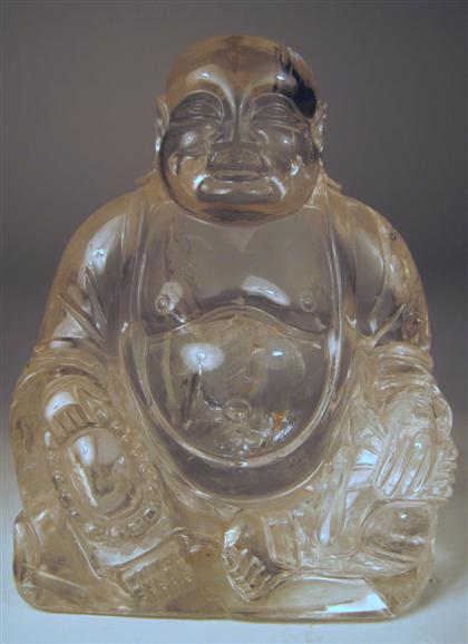 Appraisal: Chinese rock crystal Budai th th century