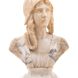 Appraisal: A Michelotti Italian th Century Bust of a Young Woman