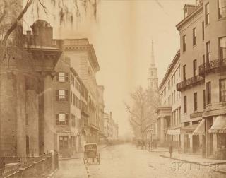 Appraisal: American School th Century Park Street Church and Tremont Street