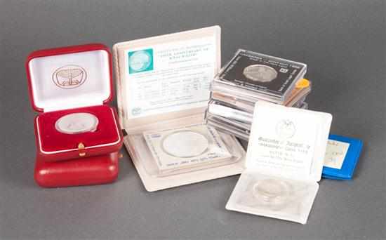 Appraisal: Israel Eleven silver commemorative and special issue coins - all