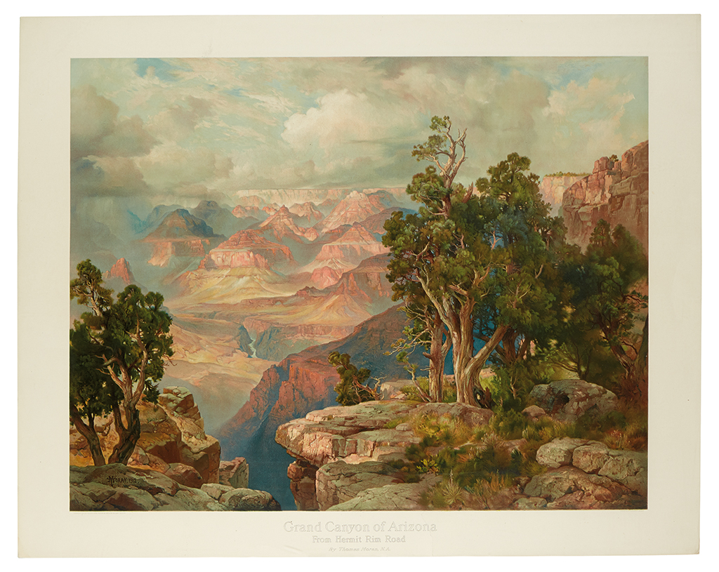 Appraisal: GRAND CANYON Moran Thomas Grand Canyon of Arizona - From