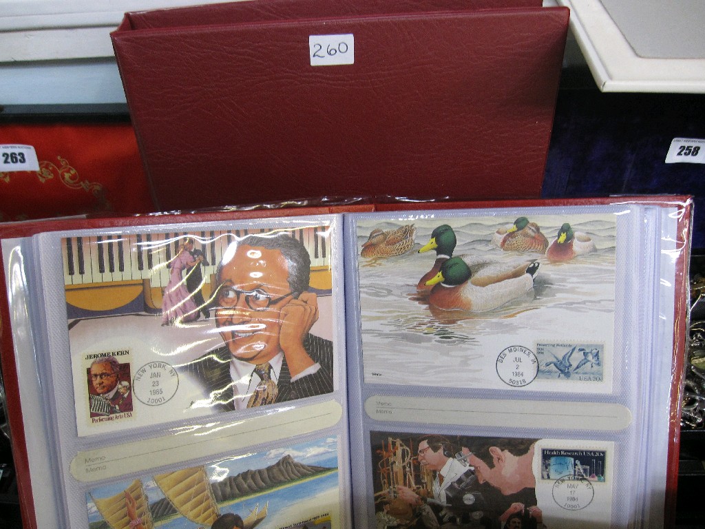 Appraisal: Lot comprising album of first day covers and one of