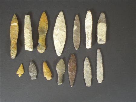 Appraisal: A collection of Neolithic Scandinavian flint implements circa B C