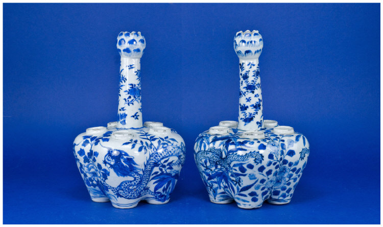 Appraisal: Early Nineteenth Century Chinese Blue and White Matching Pair of