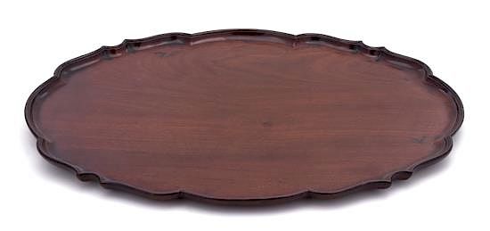 Appraisal: A George III Style Mahogany Tray A George III Style