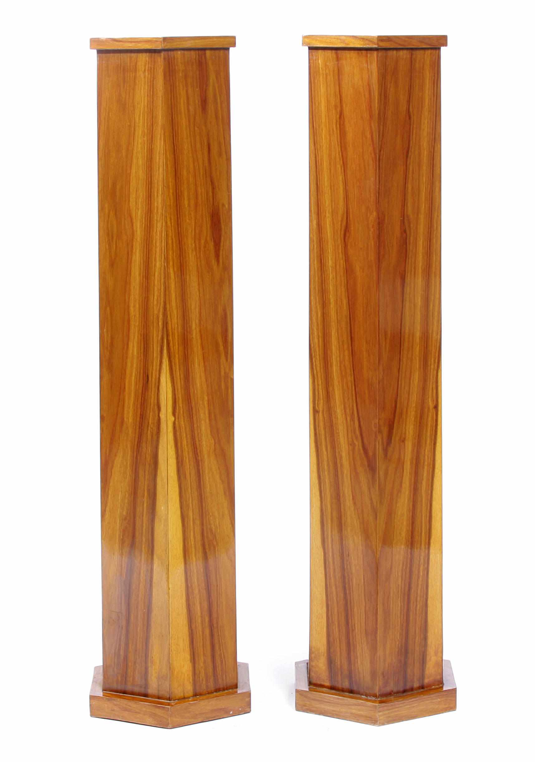 Appraisal: A pair of Art Deco style pedestals height in