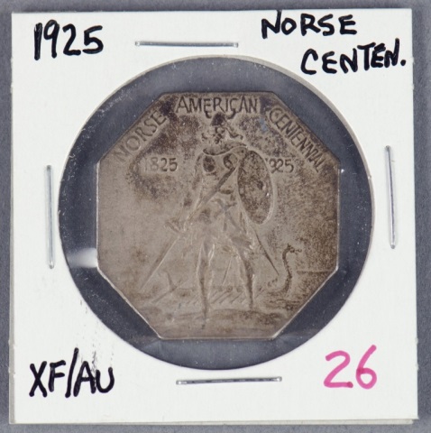 Appraisal: Norse Centennial MedalThick with light wear XF - AU Authorized