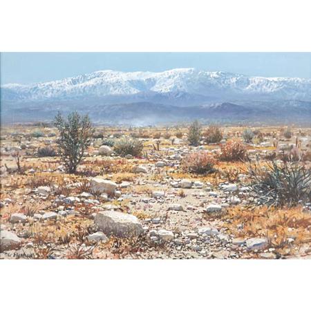 Appraisal: Peter Ellenshaw American - Rocky Landscape Estimate -