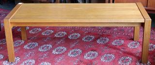 Appraisal: Mid-Century Modern style coffee table having a rectangular top above