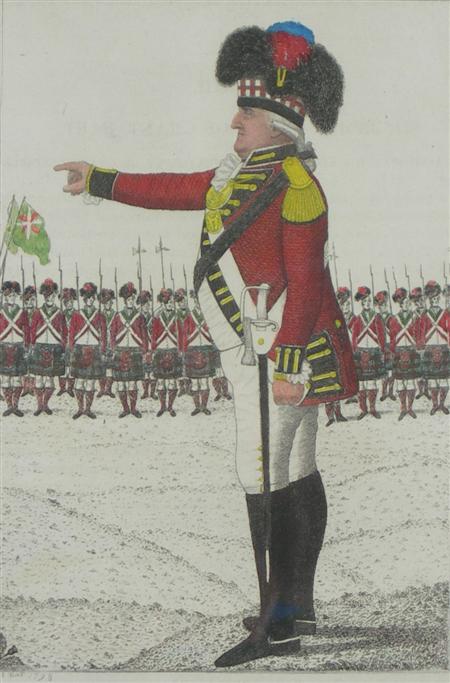 Appraisal: JOHN KAY SCOTTISH - MILITARY CHARACTERS FROM ORIGINAL PORTRAITS Lt