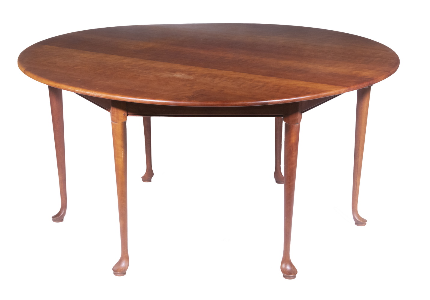 Appraisal: CUSTOM ROUND DINING TABLE WITH MATCHING CHAIRS BY JIM BROWN