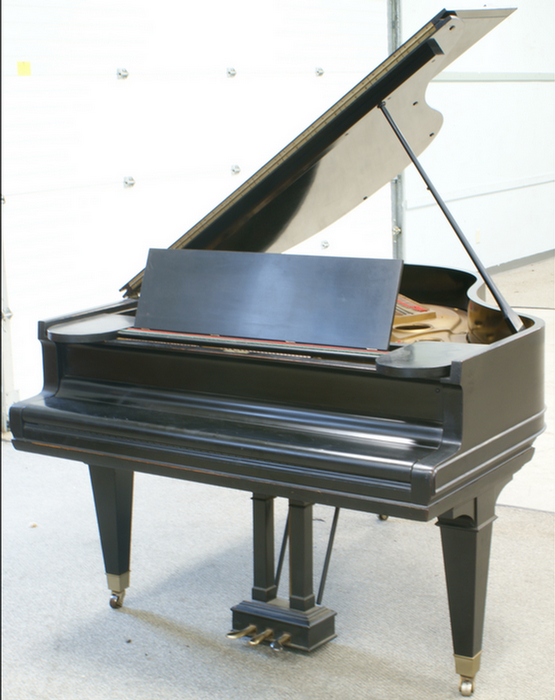 Appraisal: Mason Hamlin black lacquer baby grand piano SN c long