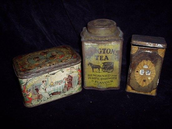 Appraisal: A Lyon's Tea calendar tin in the form of an