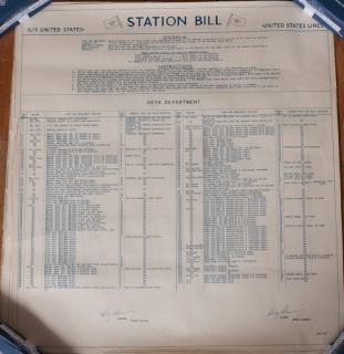 Appraisal: Station Bills US Map Includes eight station bills that each