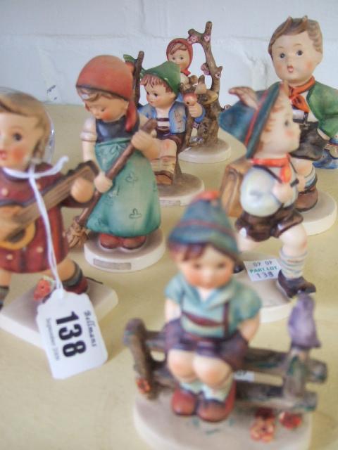 Appraisal: A group of Hummel figures a f