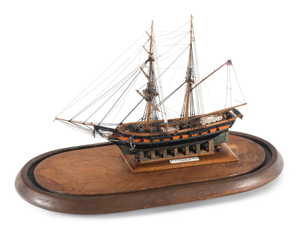 Appraisal: FINE ANTIQUE SHIP MODEL OF CLEOPATRAS BARGE OF SALEM MASSACHUSETTS