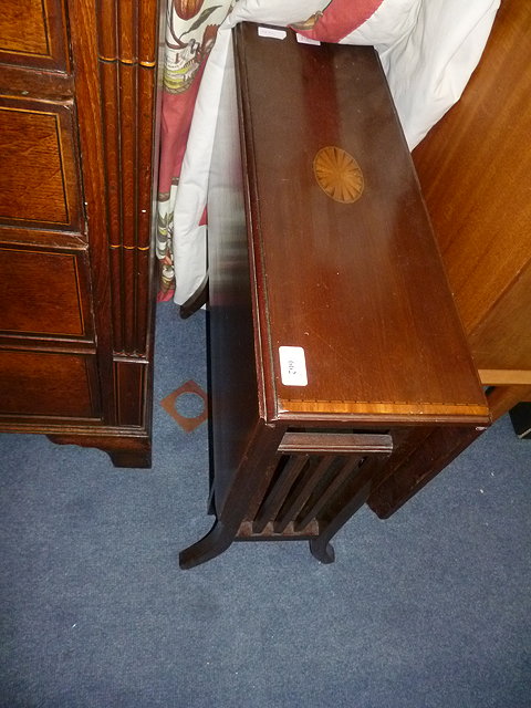 Appraisal: A MAHOGANY SUTHERLAND TABLE cm wide a torchere and a