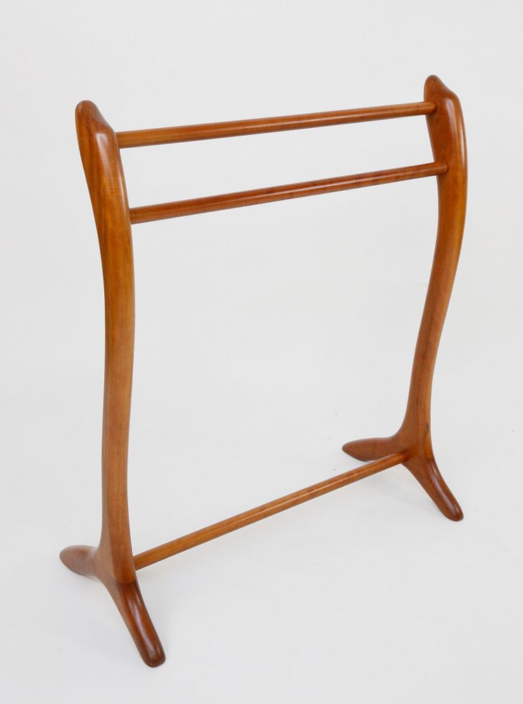 Appraisal: Stephen Swift Cherry Quilt Rack Stephen Swift Cherry Quilt Rack