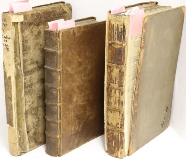 Appraisal: LARGE LEATHER BOUND BOOKS RELATED TO GREATBRITAIN AND SCOTLAND CALENDARIUM