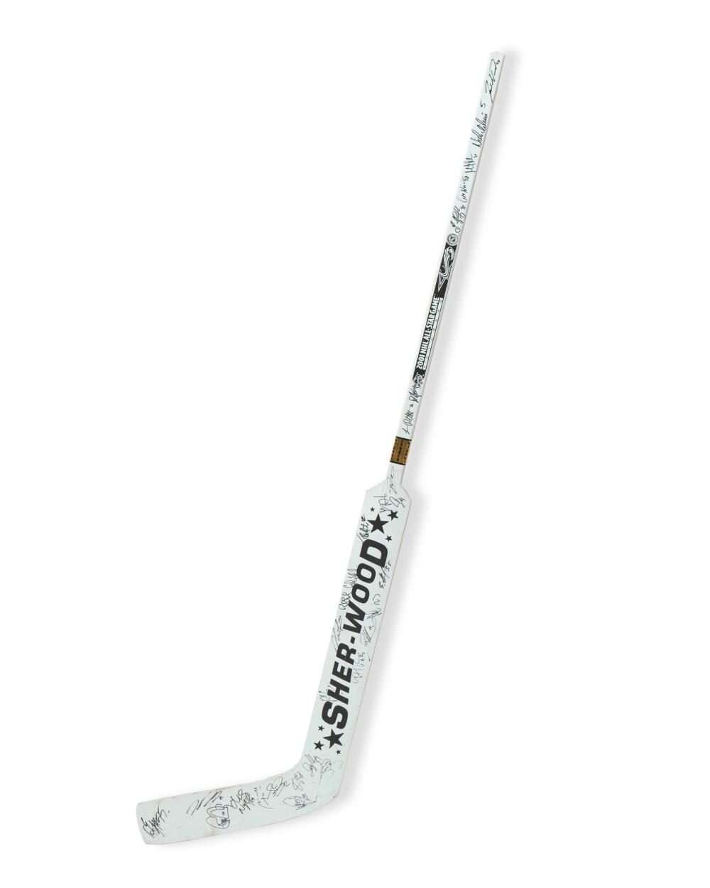 Appraisal: Autographed NHL Sherwood all-star game hockey stick st century Marked