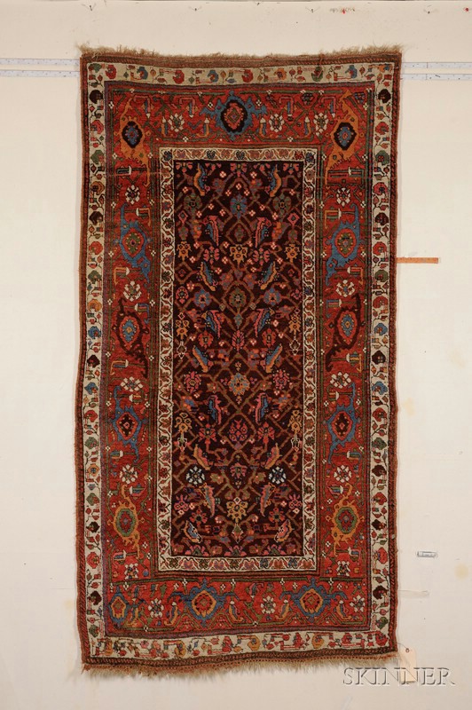 Appraisal: Northwest Persian Rug late th century some moth damage mostly