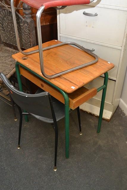 Appraisal: A s FRENCH SCHOOL DESK