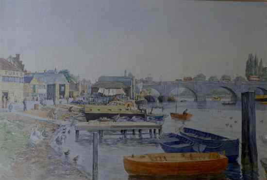 Appraisal: Sydney Maiden Exh - watercolour Kingston on Thames signed and