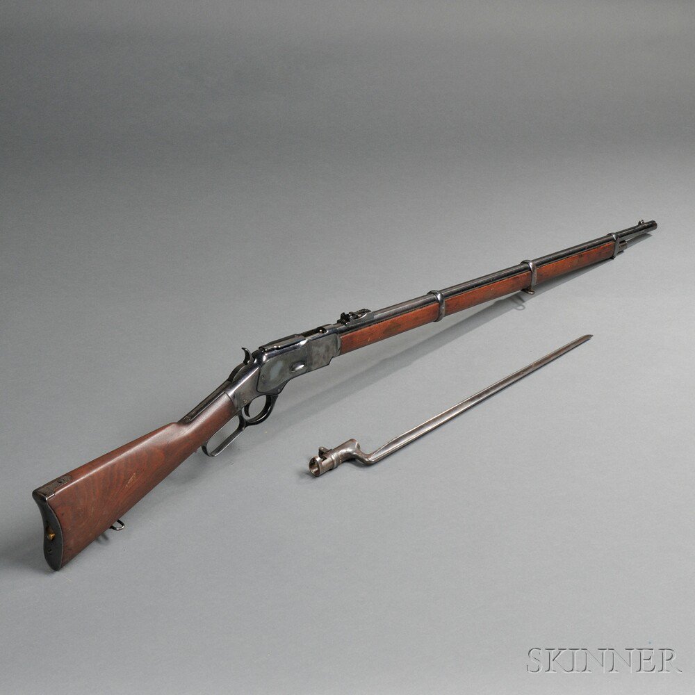 Appraisal: Winchester Model Musket with Bayonet c serial number - caliber