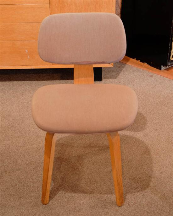 Appraisal: Thonet Bentwood Upholstered Desk Chair some wear to upholstery paper