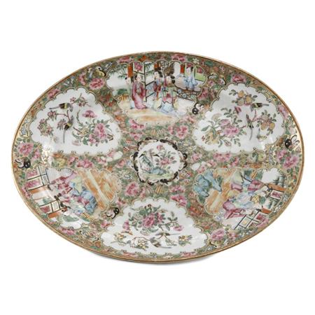 Appraisal: Canton Rose Medallion Porcelain Platter Estimate -