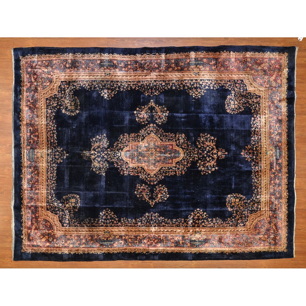 Appraisal: Kerman Rug Persia x Third quarter- th century hand-knotted wool