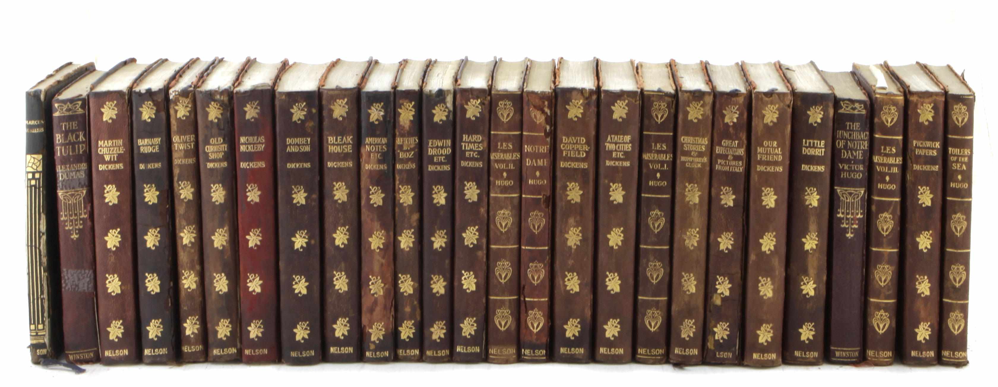 Appraisal: ASSORTED ENGLISH AND EUROPEAN CLASSICS volumes including Dickens Charles Works