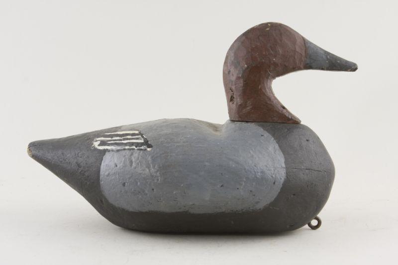 Appraisal: Canvasback Drake Decoy Back Bay oversize good form and condition