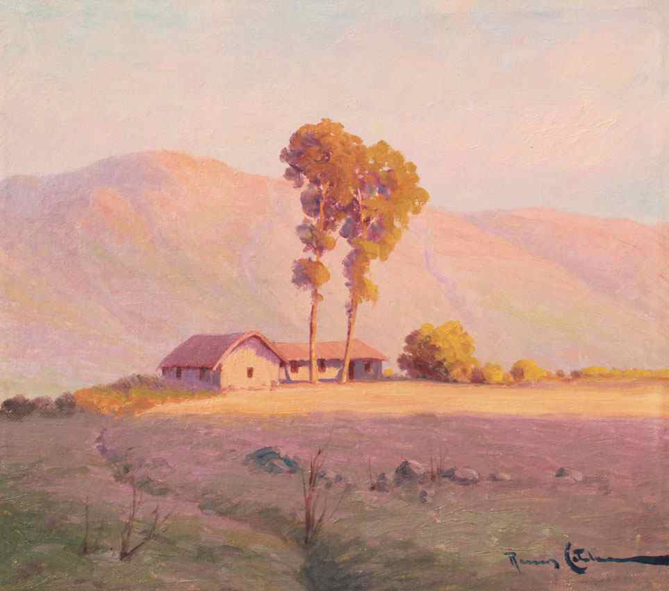 Appraisal: CATALAN Benito Ramos Chilean - Sunrise in the Country Oil