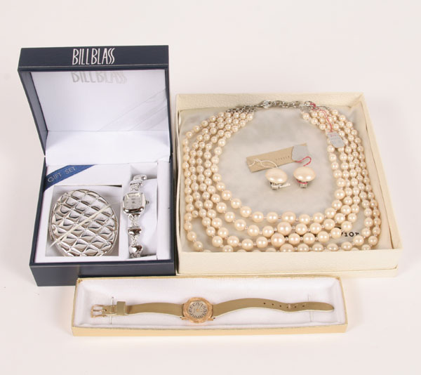 Appraisal: Lot of designer jewelry gift sets includes gold K Dior