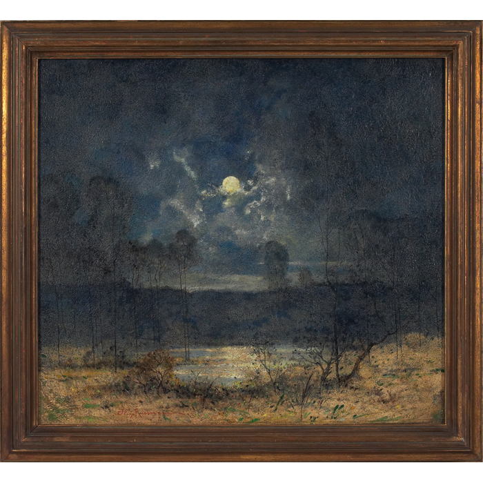 Appraisal: Felix Russman American - ''Moonlight Down by the Lake ''