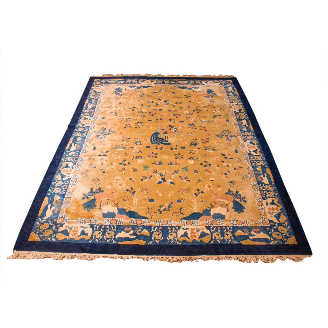 Appraisal: CHINESE PEKING CARPET Chinese Peking carpet ' l x '