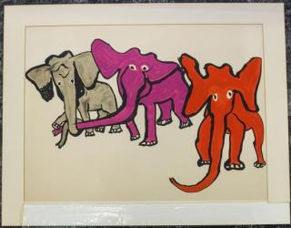 Appraisal: Alexander Calder American Alexander Calder American - Untitled Elephants from