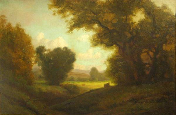 Appraisal: Gordon Coutts Scottish American - Sunlit clearing signed 'Gordon Coutts'