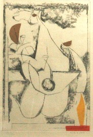 Appraisal: Marino Marini - Horse and Figure etching and aquatint XL