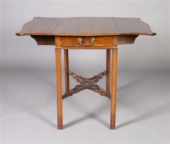 Appraisal: A George III Style Mahogany Pembroke Table Height x width