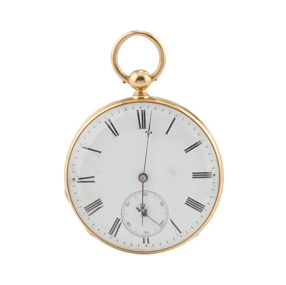 Appraisal: A LATE TH CENTURY POCKET WATCH RUSSEL FILS The rear