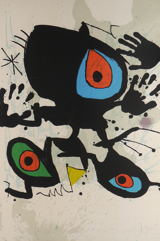 Appraisal: MIRO Joan Spanish - ''Homage to Miro'' Lithograph Sight size