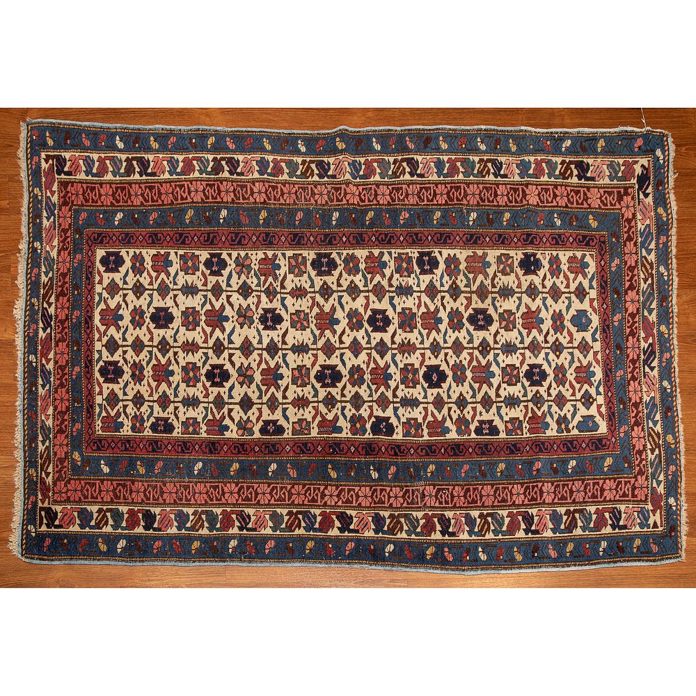 Appraisal: Antiaue Kuba Rug Persia x First quarter- th century hand-knotted