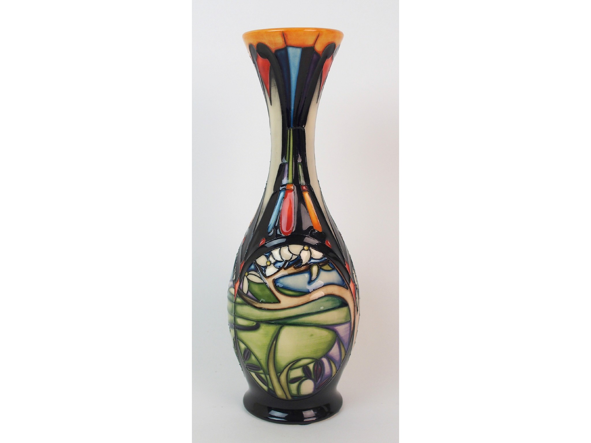 Appraisal: A Moorcroft Pottery Vale of Aire vase designed by Emma