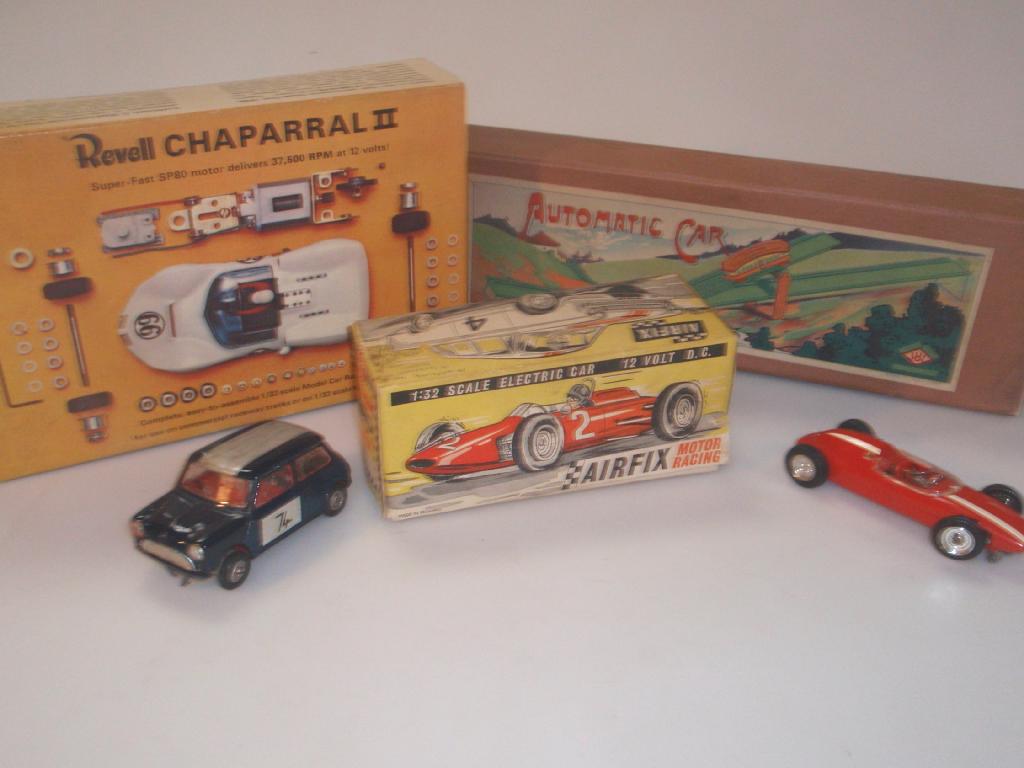 Appraisal: An Airfix - electric Lotus car Scalextric brush pick up