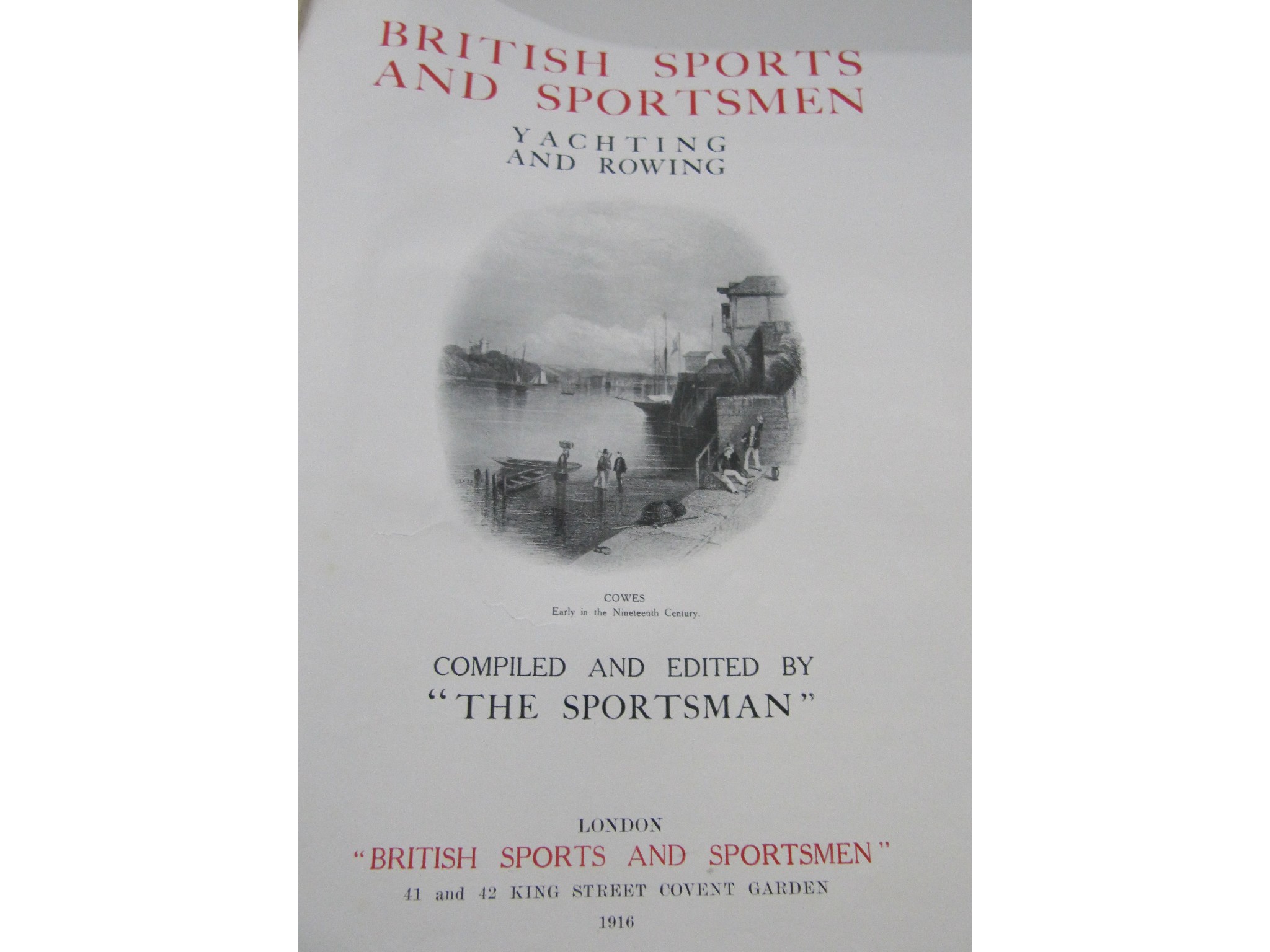 Appraisal: A copy of British Sports and Sportsmen